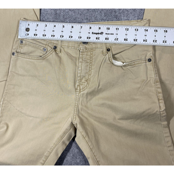 Levi's 511 Jeans Boys 18 Regular 29x29 Khaki Twill Slim Fit Stretch 5 Pocket - Picture 2 of 16